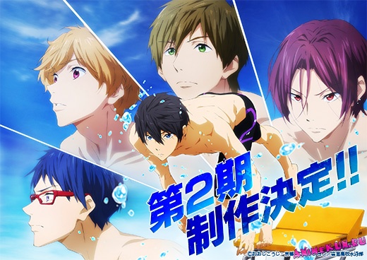 Промо второго сезона аниме Free! - Iwatobi Swim Club