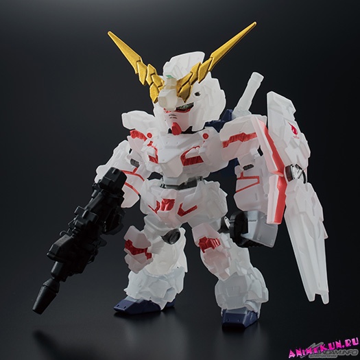 FW Gundam Converge Unicorn Gundam Destroy Mode Theater-Limited Pearl Clear