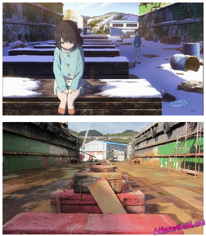 Реальные места в аниме Nagi no Asukara