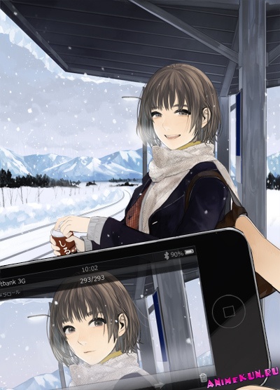 anime art winter