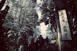 япония зимой